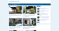 Desktop Screenshot of contohrumah.info